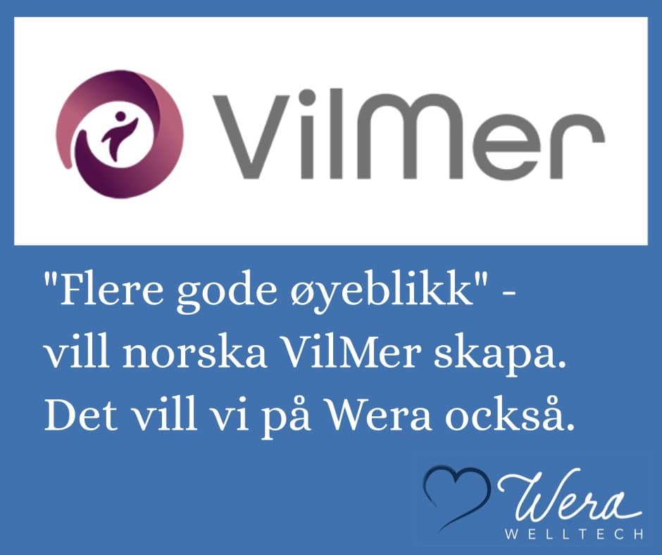 Bild som säger Wera samarbetar med Vilmer