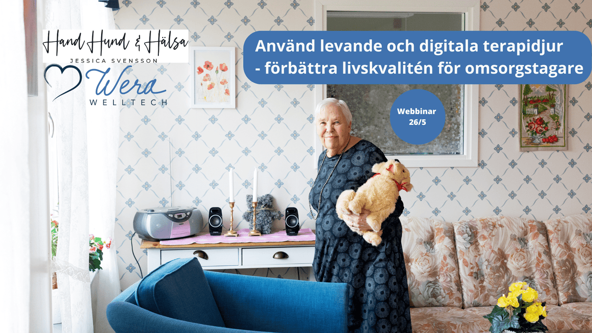 Bruk levende og digitale terapidyr – forbedre livskvaliteten