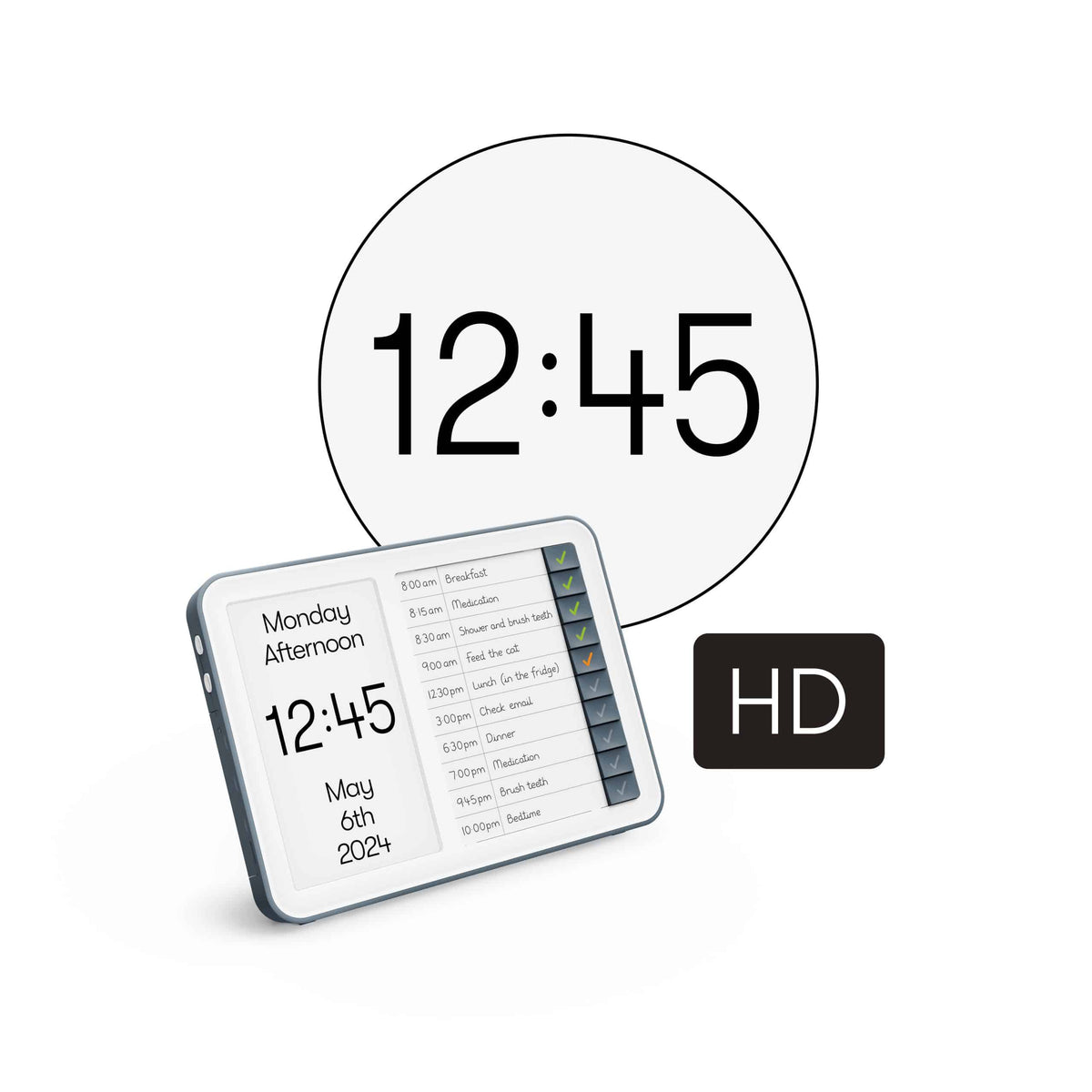 Dementia clock with daily structure – Relish Day Hub