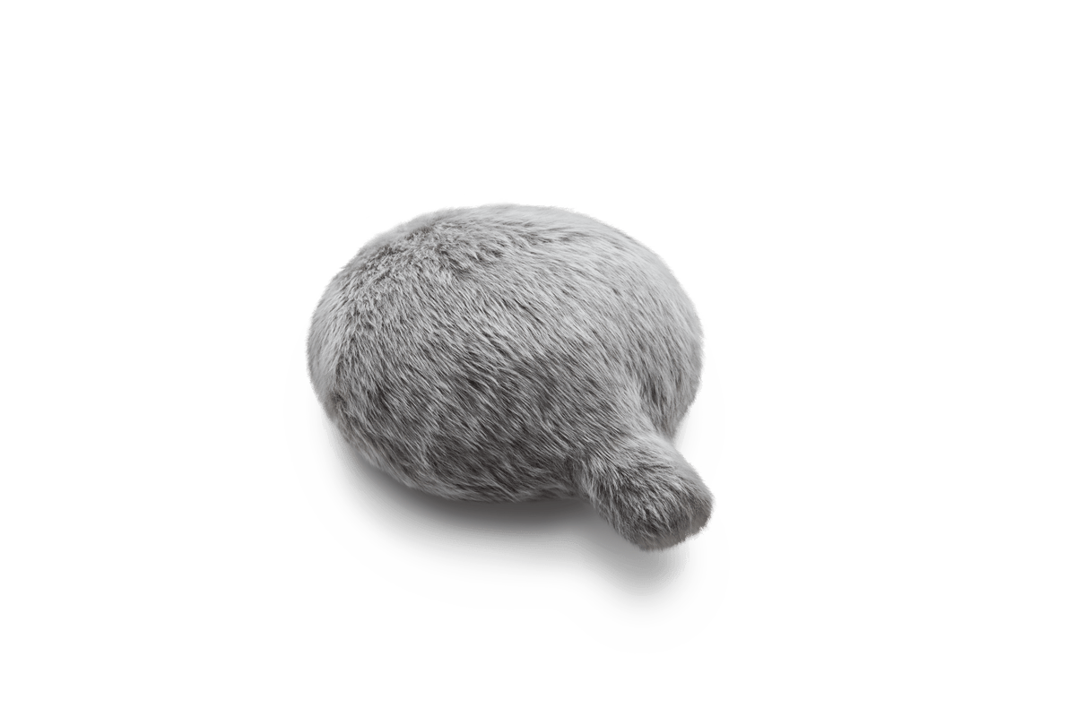Petit Qoobo - Gray