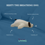 Berty – en mjuk hund med andningsrörelser och värme