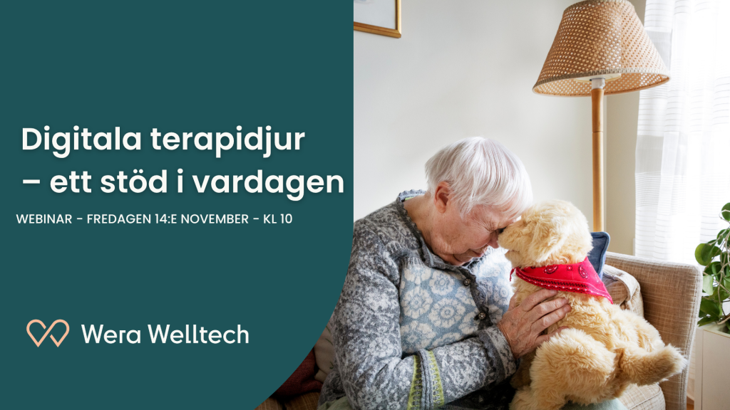 Webbinar - Digitala terapidjur – ett stöd i vardagen