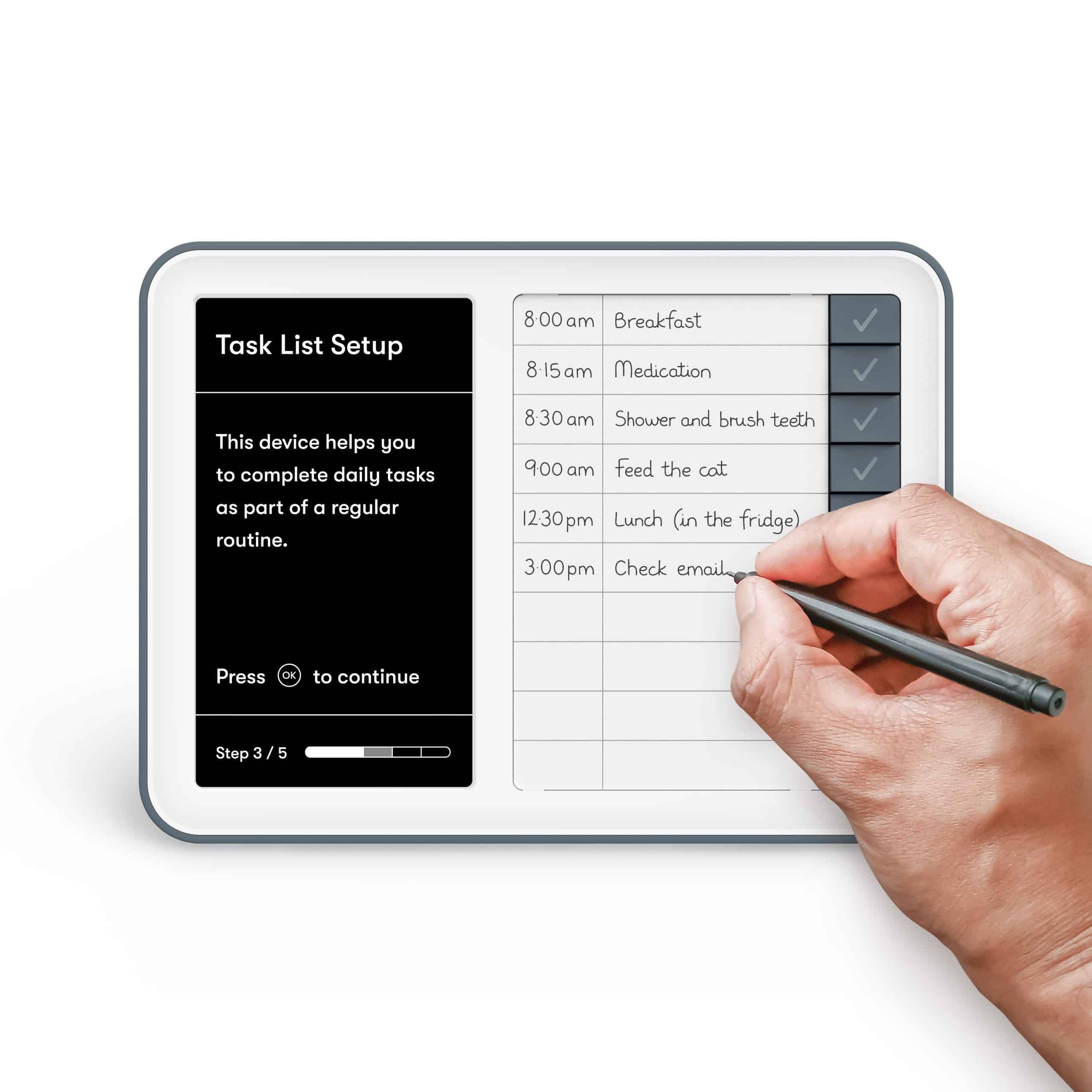 Demensklocka med dagstruktur – Relish Day Hub - Bild 5